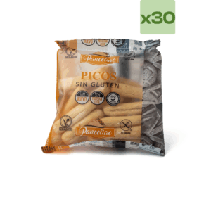 Picos sin gluten.<br> Caja 30udsx20 gr